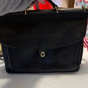 Vintage Coach Beekman Leather Briefcase
